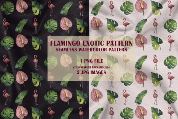 Download Flamingo Exotic Seamless Pattern - Premium Resources