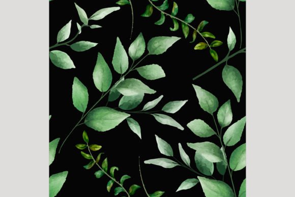 Download Beautiful Watercolor Leaves Pattern - Watercolor leaves pattern Collection