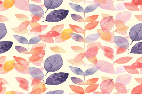 Download Watercolor Leaves Pattern - Watercolor leaves pattern Collection
